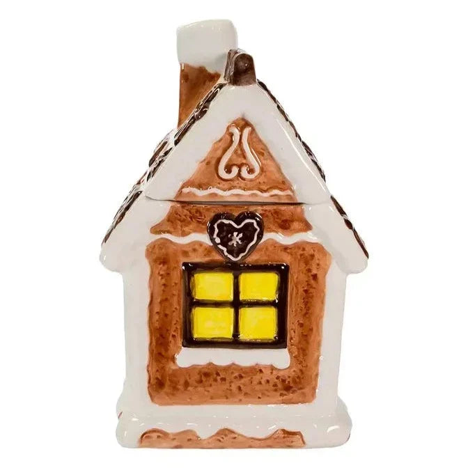 10.2" Gingerbread House Cookie Jar - Christmas Decor - The Well Appointed House
