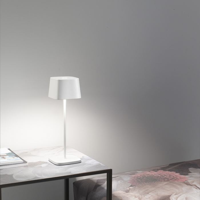 11" Indoor/Outdoor Square Cordless Lamp - Available in Various Color Options - The Well Appointed House