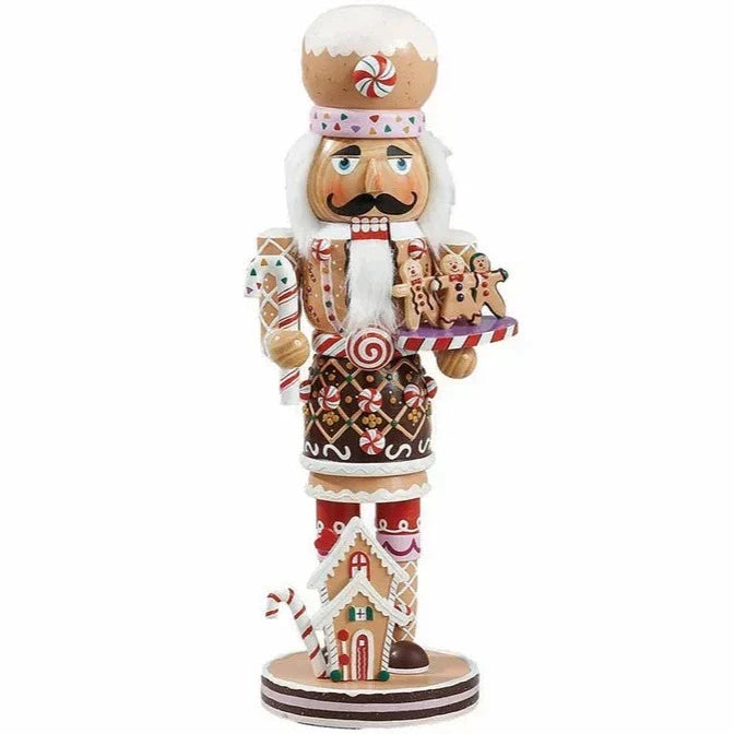 16" Gingerbread Nutcracker - Christmas Decor - The Well Appointed House
