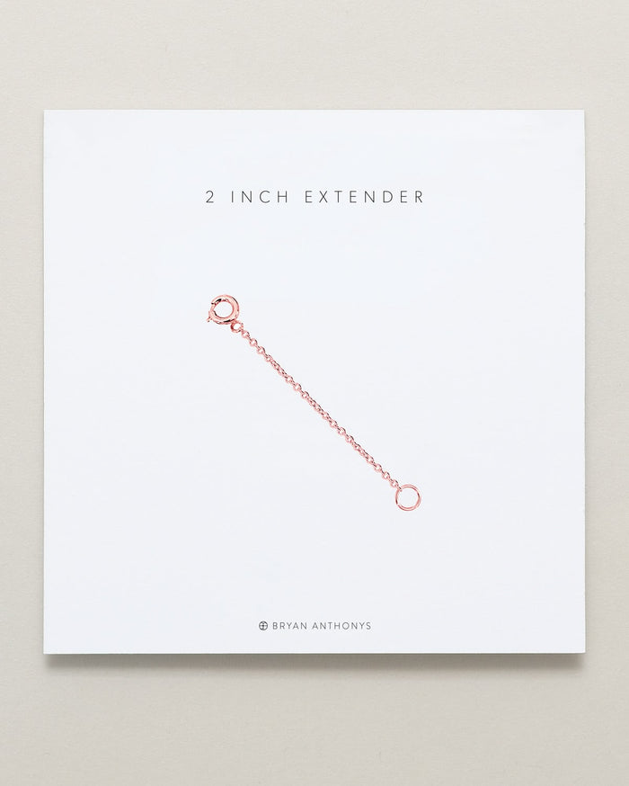 bryan anthonys 2 inch necklace extender rose gold