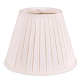 20" Pleated Lamp Shade - Available in Cream or White - Lamp Shades - The Well Appointed House