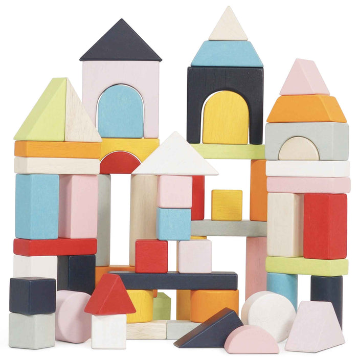 60 Building Blocks & Cotton Bag - The Well Appointed House