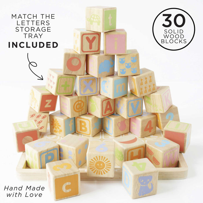 ABC Wooden Blocks - The Well Appointed House