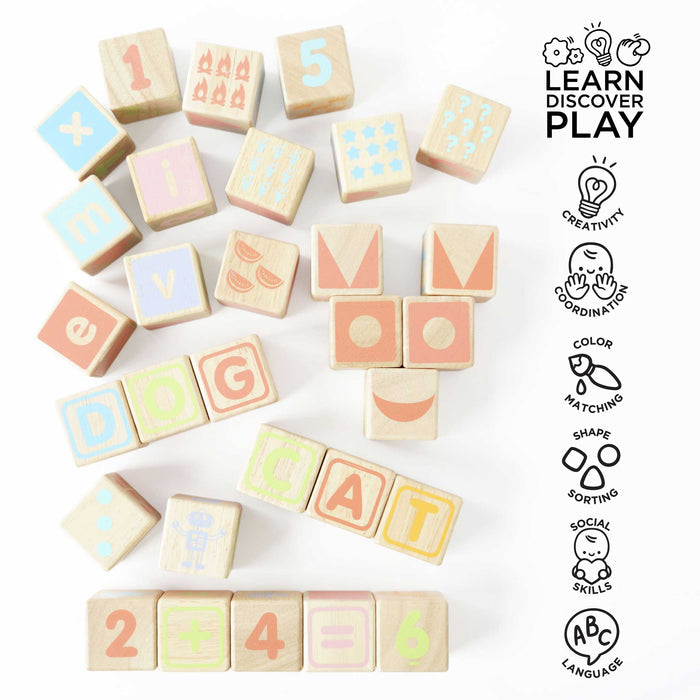 ABC Wooden Blocks - The Well Appointed House