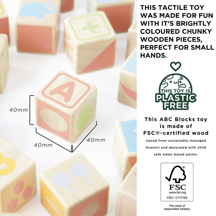 ABC Wooden Blocks - The Well Appointed House