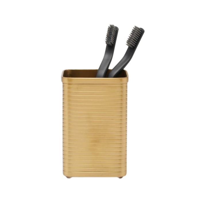 Adelaide Matte Gold Toothbrush Holder - The Well Appointed House