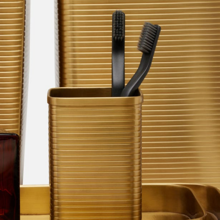 Adelaide Matte Gold Toothbrush Holder - The Well Appointed House