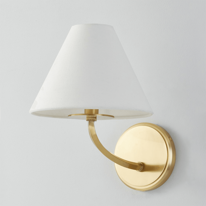 Aged Brass Stacey Wall Sconce - Sconces - The Well Appointed House