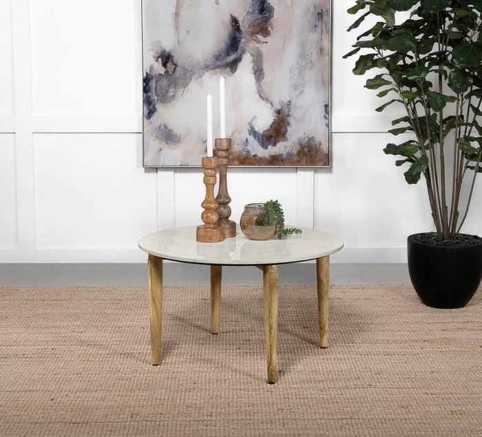 Aldis - Round Marble Top Table