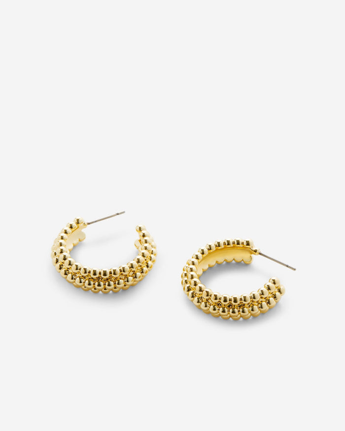 Bryan Anthonys Layers of You Gold Aligned Beaded Hoops Macro