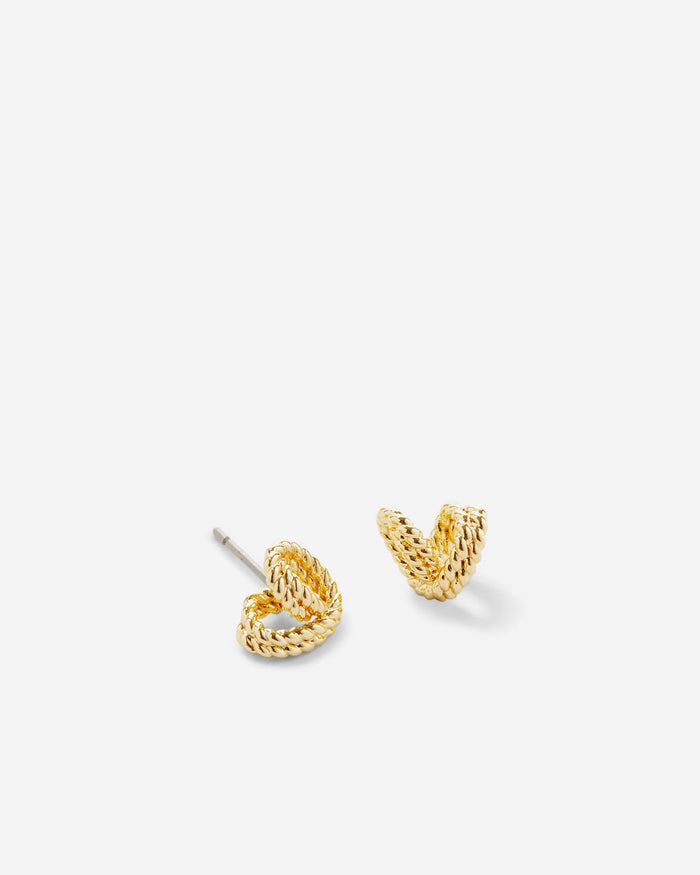 Bryan Anthonys All In Gold Stud Earring Macro