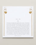 Bryan Anthonys All In Gold Threader Earring On Card