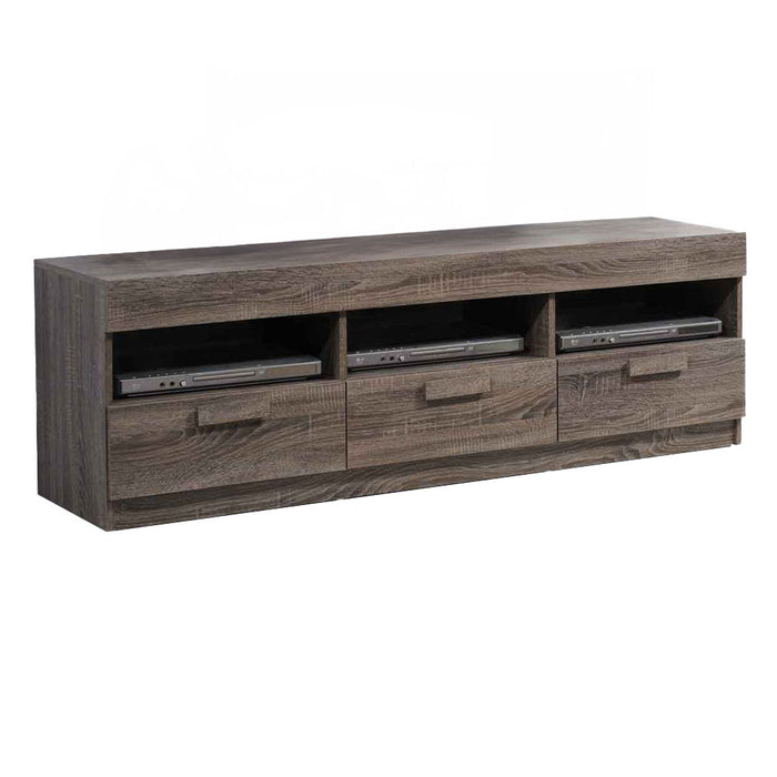 Alvin - TV Stand - Rustic Oak