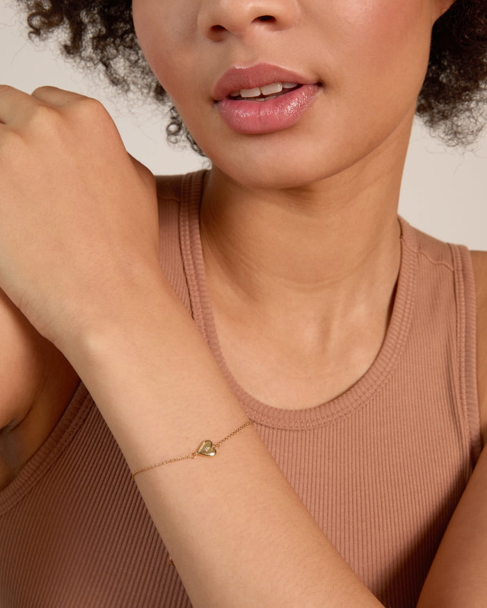 Bryan Anthonys Always In My Heart Gold Bracelet On Model