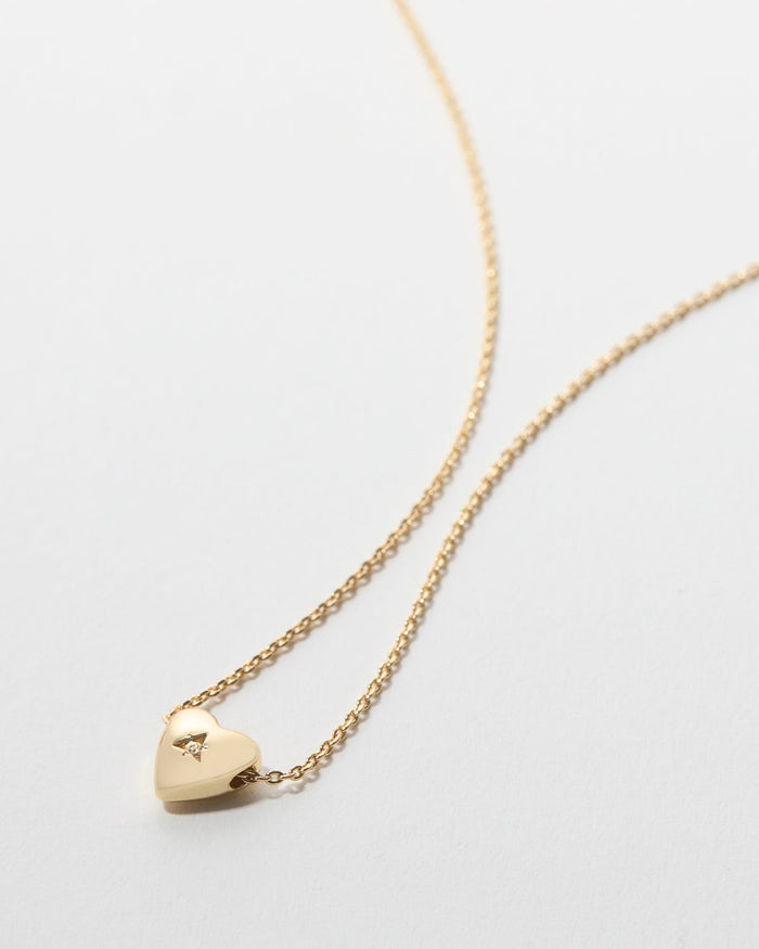 Bryan Anthonys Always In My Heart Gold Icon Necklace Macro