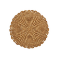 Amelia Natural Round Placemats