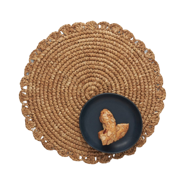 Amelia Natural Round Placemats