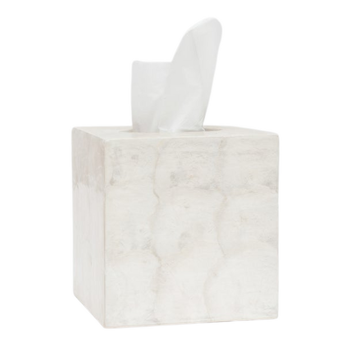 Andria Bathroom Accessories Collection in Pearlized Capiz - The Well Appointed House