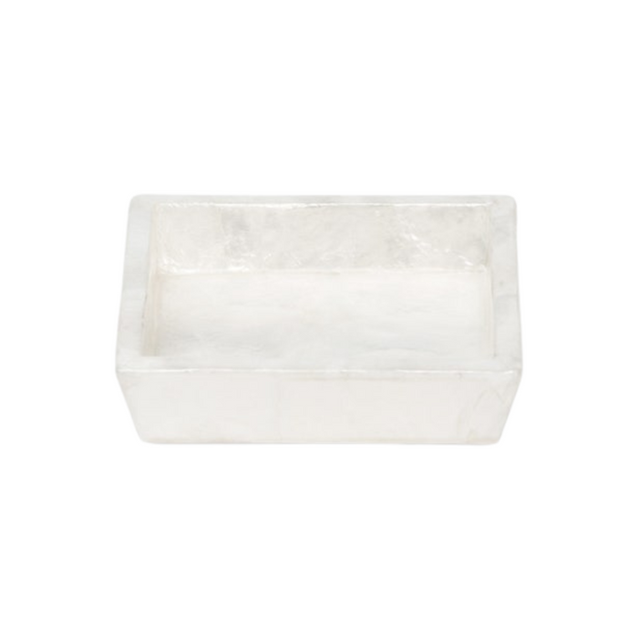 Andria Bathroom Accessories Collection in Pearlized Capiz - The Well Appointed House