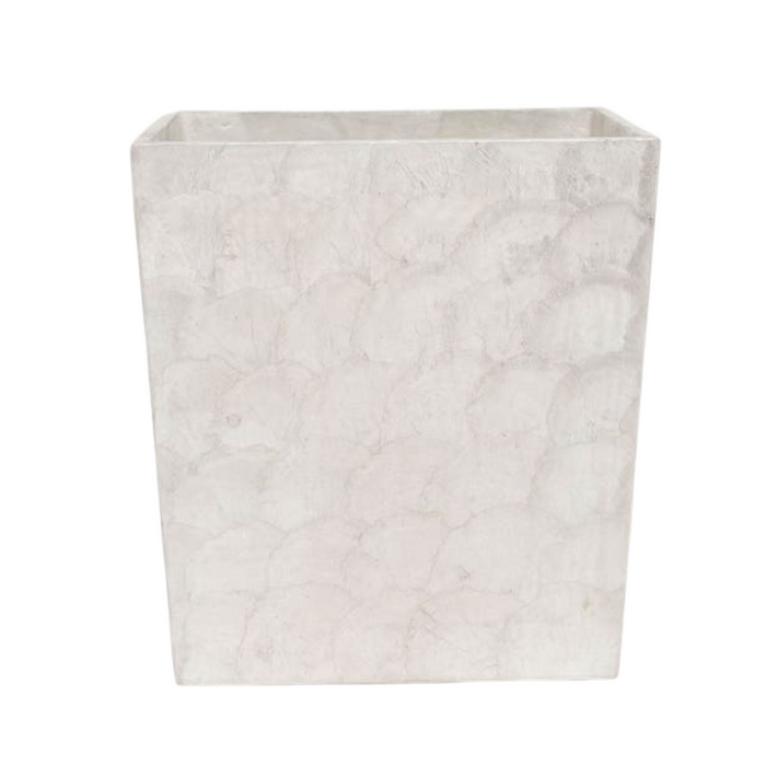 Andria Bathroom Accessories Collection in Pearlized Capiz - The Well Appointed House
