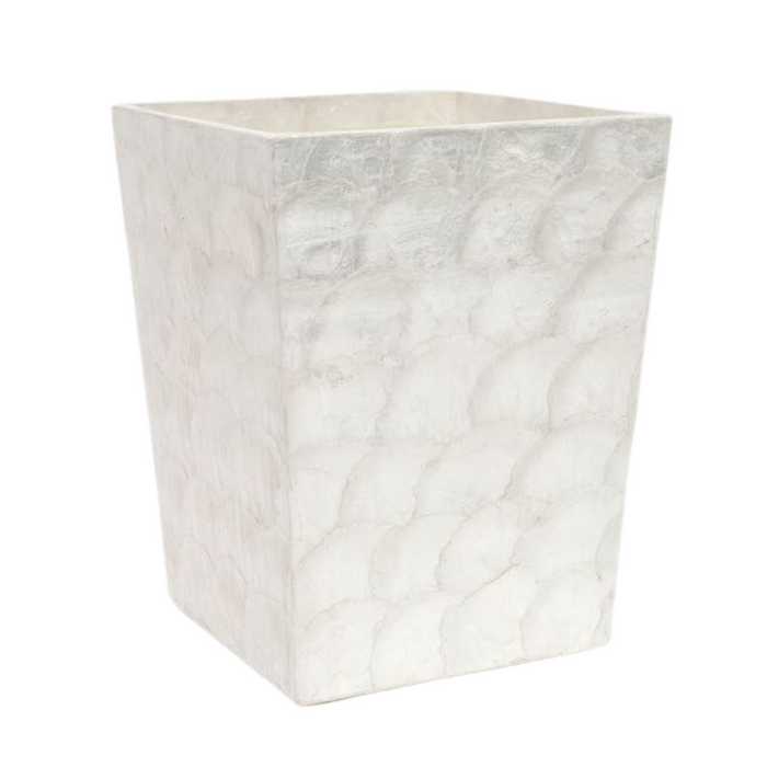 Andria Bathroom Accessories Collection in Pearlized Capiz - The Well Appointed House