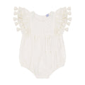 Anna Baby Romper White Eyelet - The Well Appointed House