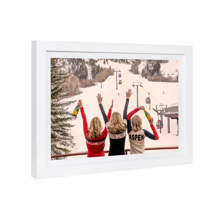 Après Champagne, Aspen Mini Framed Print by Gray Malin - Photography - The Well Appointed House