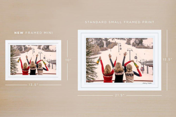 Après Champagne, Aspen Mini Framed Print by Gray Malin - Photography - The Well Appointed House