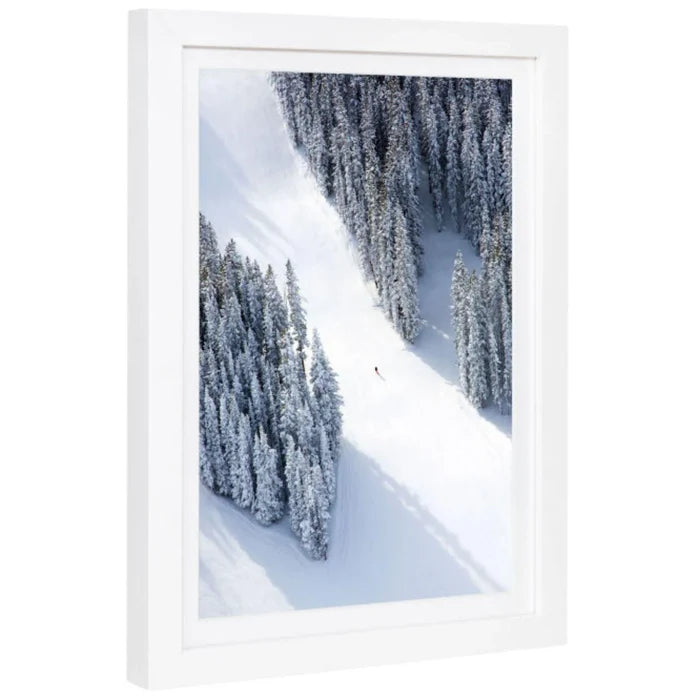 Aspen Lone Skier Mini Framed Print by Gray Malin - Photography - The Well Appointed House