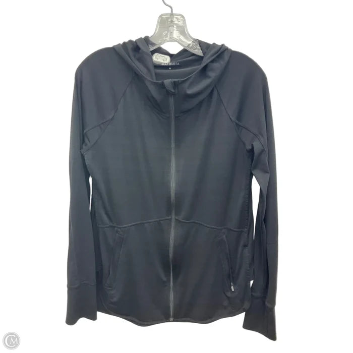 Athletic Jacket By Athleta In Black, Size: M