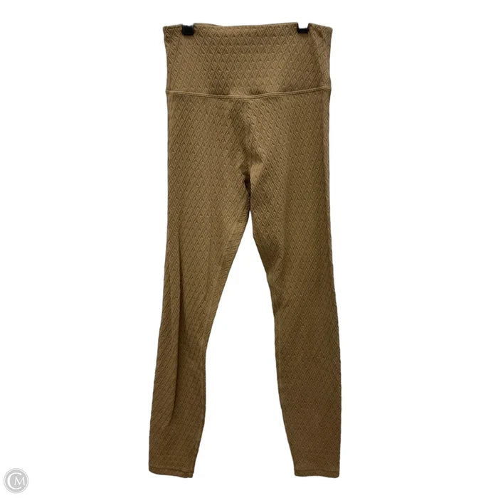 Athletic Leggings By Cma In Tan, Size: S