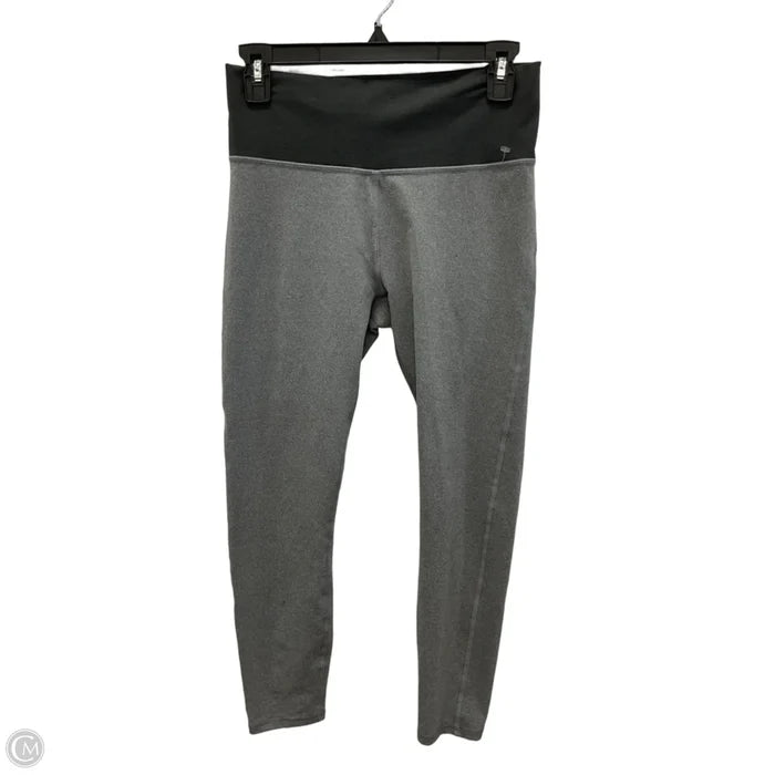Athletic Leggings By Fabletics In Grey, Size: M