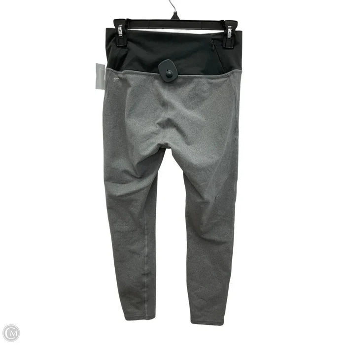 Athletic Leggings By Fabletics In Grey, Size: M