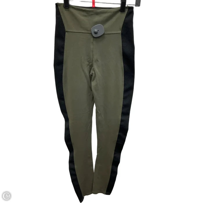 Athletic Leggings By Spanx In Green, Size: S