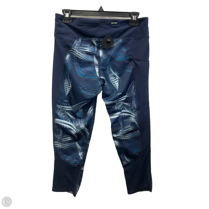 Athletic Leggings Capris By Nike Apparel In Blue, Size: M