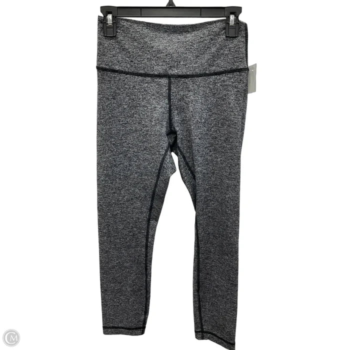 Athletic Leggings Capris By Lululemon In Grey, Size: 8