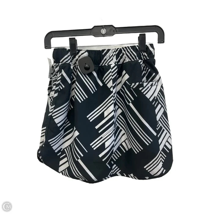 Athletic Skort By Slazenger In Black & White, Size: Xs