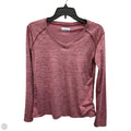 Athletic Top Long Sleeve Collar By Columbia In Pink, Size: S