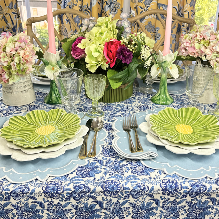 Ava Placemat in Blue, Set of 4 - The Well Appointed House