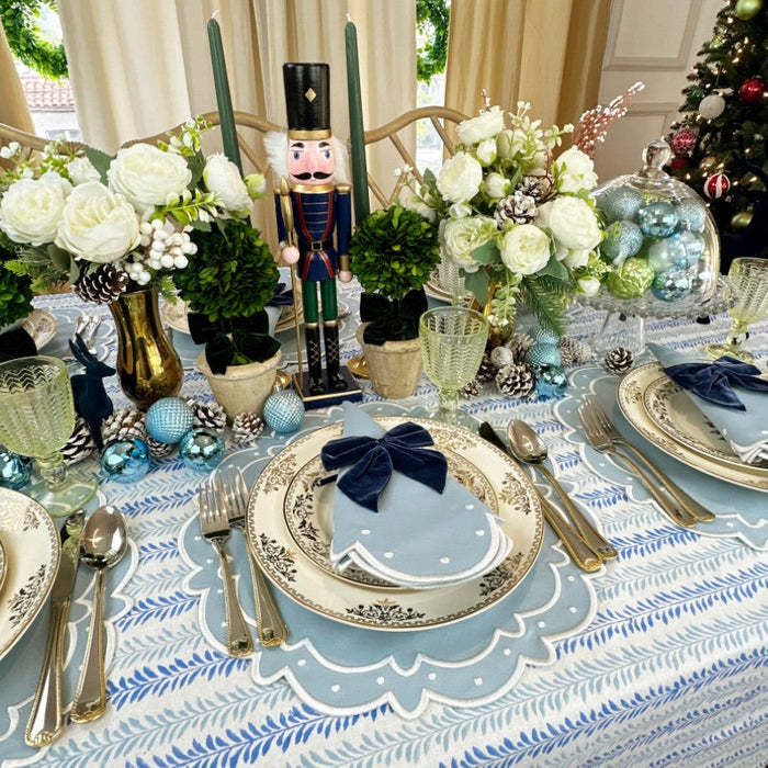 Ava Placemat in Blue - The Well Appointed House