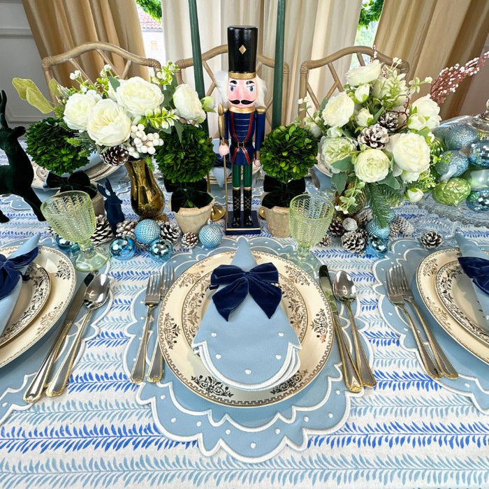 Ava Placemat in Blue - The Well Appointed House