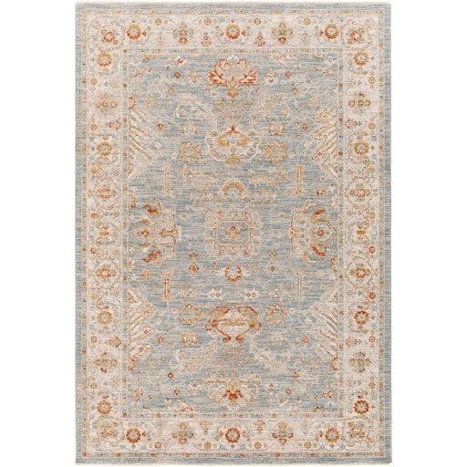 Avant Garde Blue, Grey & Rust Woven Area Rug - Available in a Variety of Sizes - Rugs - The Well Appointed House