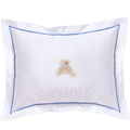 Baby Boudoir Pillow Cover, Bow Teddy (Blue) - The Well Appointed House