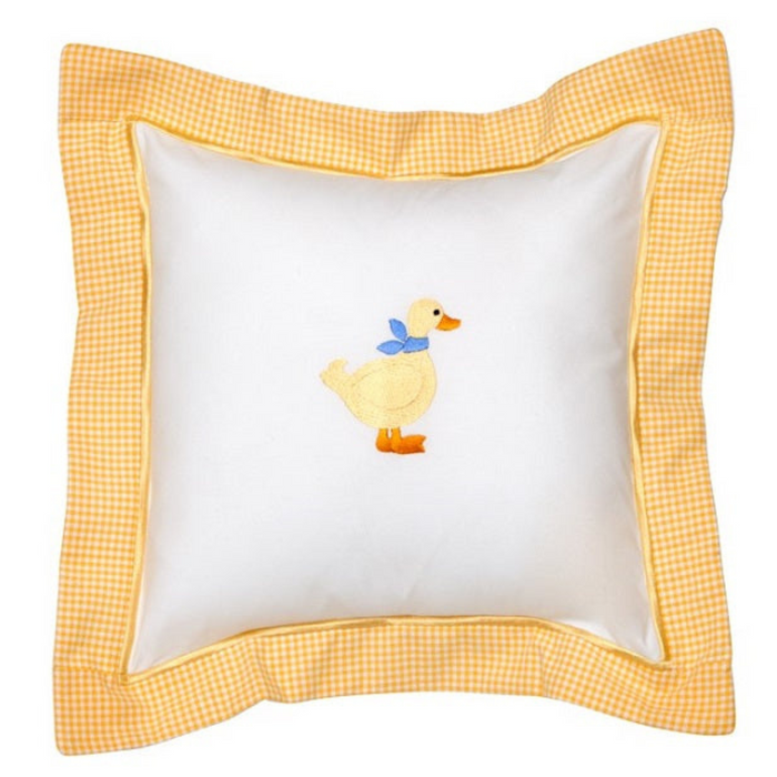 Baby Pillow Cover in Duck Yellow - The Well Appointed House