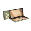 Backgammon & Chess Game Set in Green Lacquer - Games & Recreation - The Well Appointed House