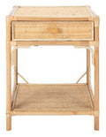 Bamboo & Rattan One Drawer Nightstand - Nightstands & Chests - The Well Appointed House