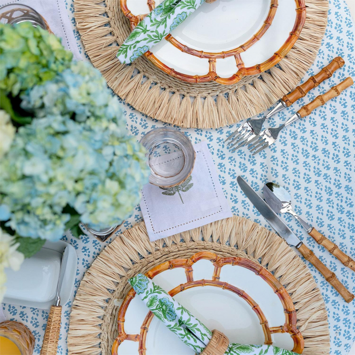 Set of Four Bamboo Touch Melamine Dinner Plates - Dinnerware - The Well Appointed House