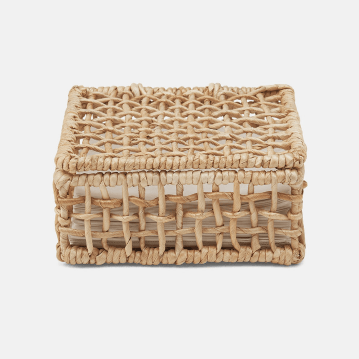 Banana Bark Bleached Napkin Holder - Kitchen Storage - The Well Appointed House