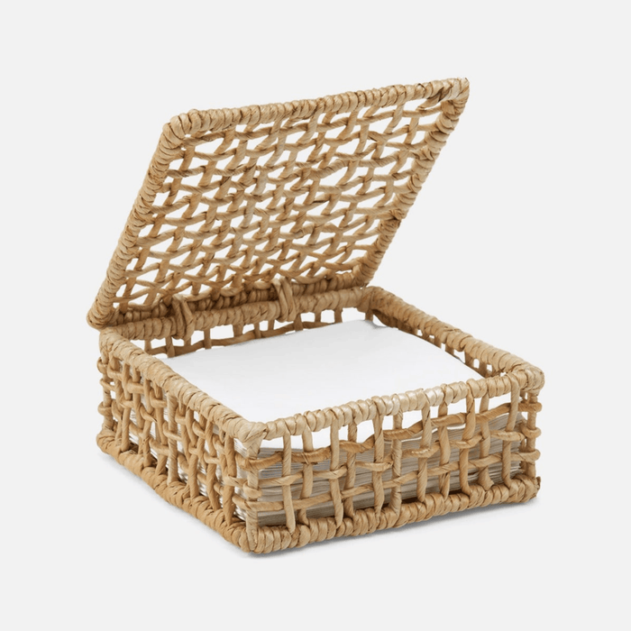 Banana Bark Bleached Napkin Holder - Kitchen Storage - The Well Appointed House