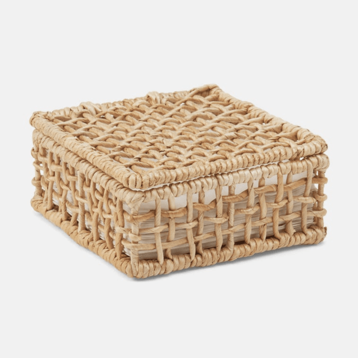 Banana Bark Bleached Napkin Holder - Kitchen Storage - The Well Appointed House